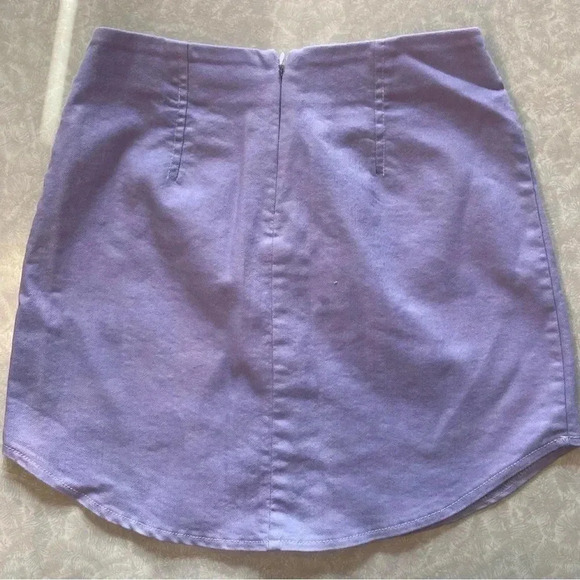 Forever 21 Lilac Purple Lace Up Skirt Size S‎ - Picture 3 of 6